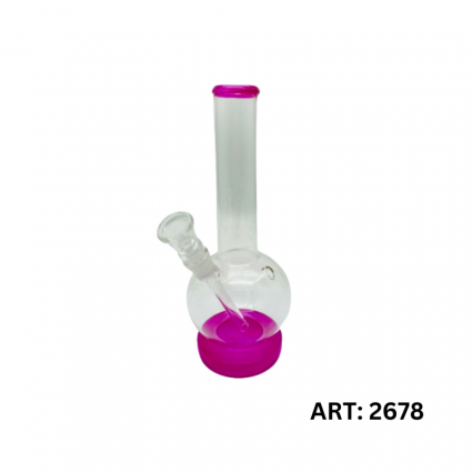 Glass Bong mit bauch Schliff-14,5mm